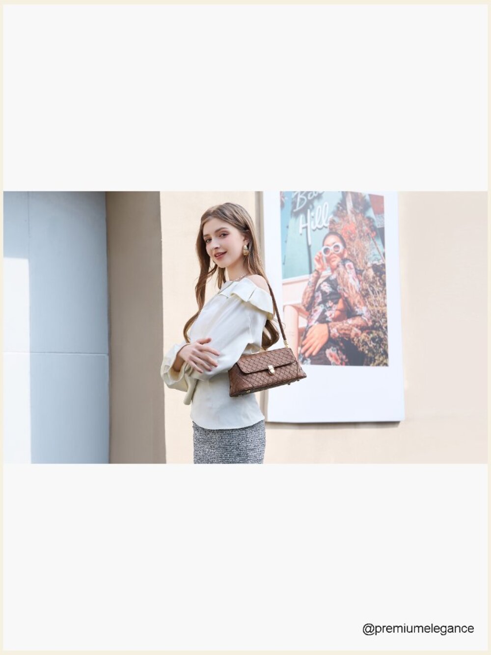 Vintage Hobo Shoulder Bag Cute Mini Clutch Purse Retro Handbag - Picture 7 of 7